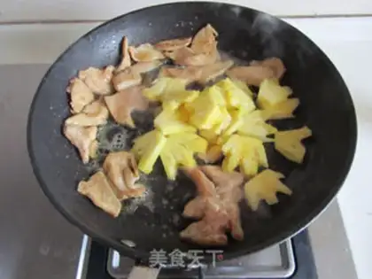 Make Pineapple chicken fried pasta step 6