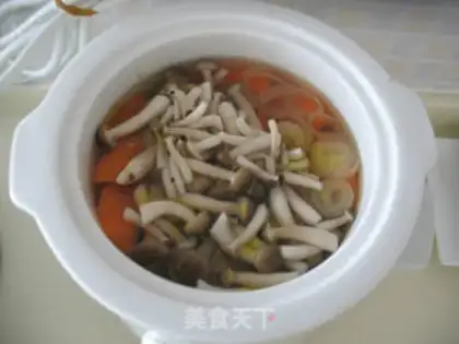 Make Chicken leg carrot mushroom soup step 6