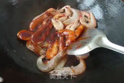 Make Sweet apple shrimp step 3
