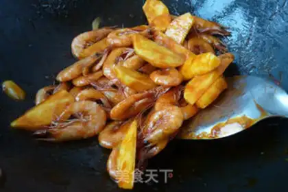 Make Sweet apple shrimp step 6