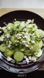 Make Cucumber cheese salad step 5