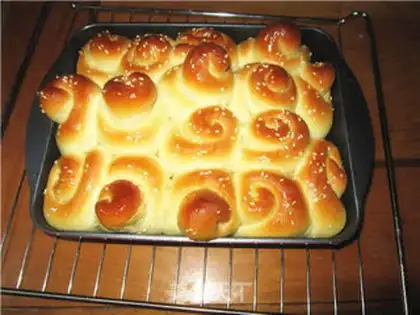 Make ♪ On the bottom of the honey bread ♪ step 15