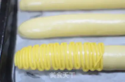 Make Nutritional breakfast — caterpillar bread step 11