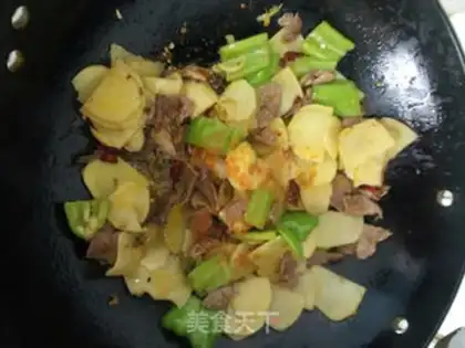 Make Potato pepper step 13