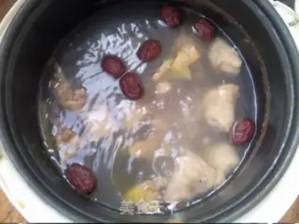 Make Sea cucumber chicken leg step 5