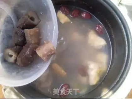 Make Sea cucumber chicken leg step 6