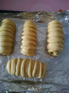 Make Normal flour caterpillar step 9