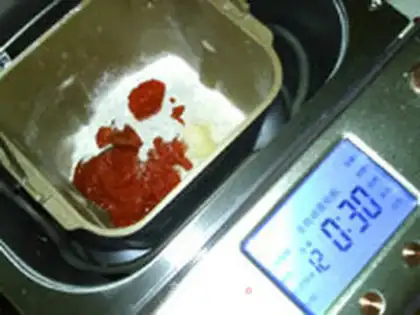 Make Tomato doughnuts step 2