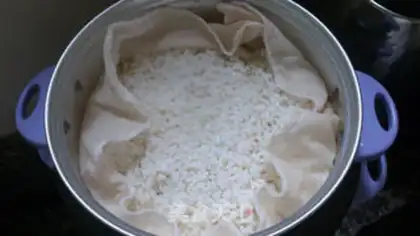 Make Thai mango rice step 1