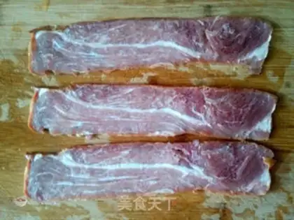 Make Rose bacon rolls step 1