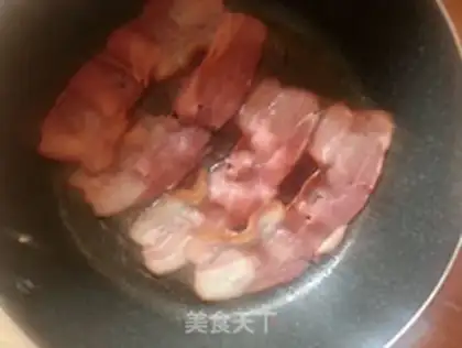 Make Double bacon eggburger step 5