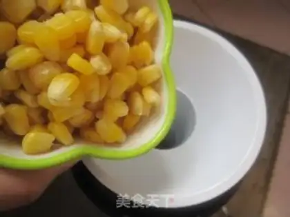 Make Corn oatmeal step 1