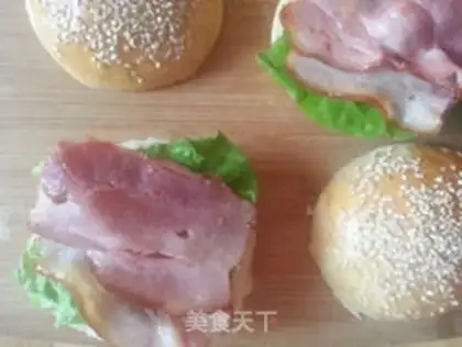 Make Double bacon eggburger step 8