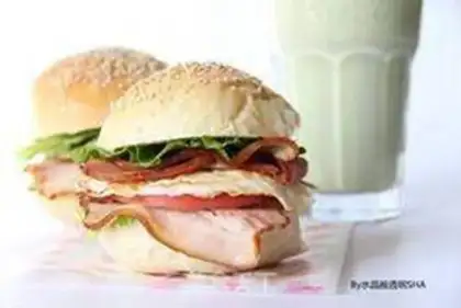 Make Double bacon eggburger step 9