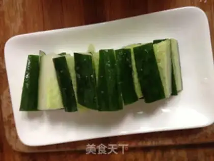 Make Chishima cucumber step 4