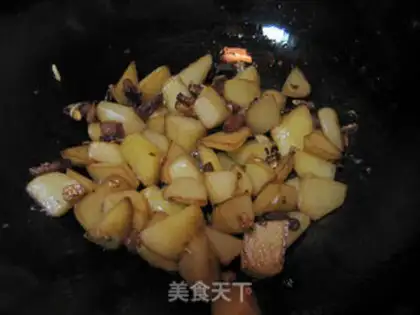 Make Salted potato rice step 4