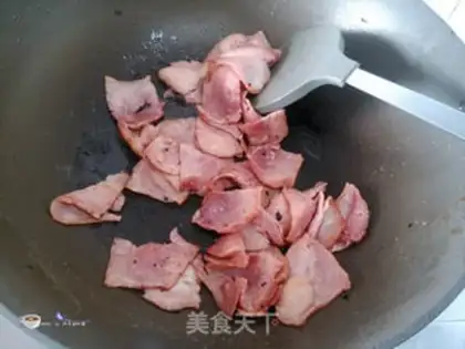Make Spring fried bacon step 4