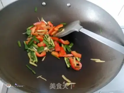 Make Spring fried bacon step 5