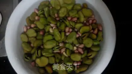 Make Boiled bean peanuts step 1