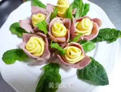 Make Bacon roses step 12