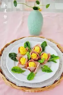Make Bacon roses step 13