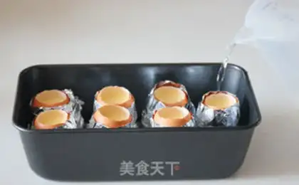 Make Eggshell pudding step 9