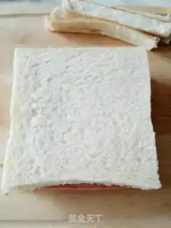 Make Ham cheese sandwich step 9