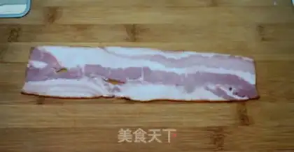 Make Homer Bacon roses step 1