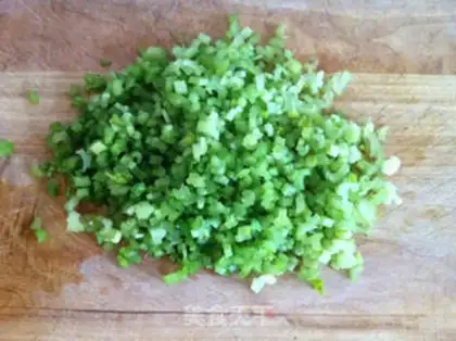 Make Celery eggs box step 0