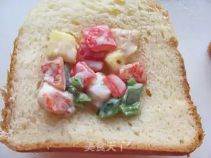 Make Vegetable salad and sandwiches step 7