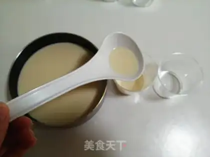 Make Lotus soy pudding step 7