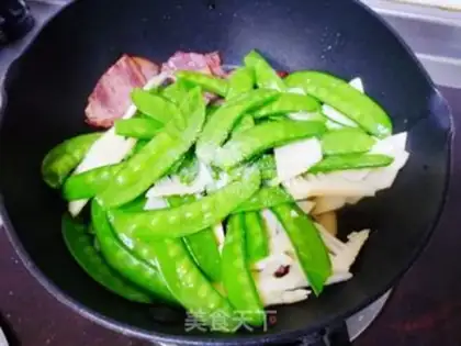 Make Bacon Spring Dutch Bean step 8