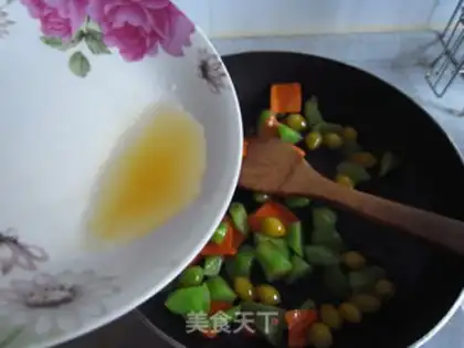 Make ♪ When the veggies are fried ♪ step 4