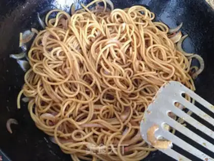 Make Black pepper willow pasta step 6