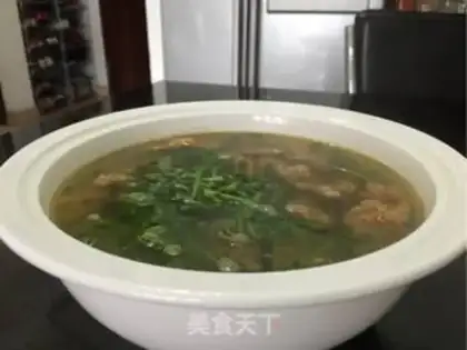 Make Soccer bean soup step 4