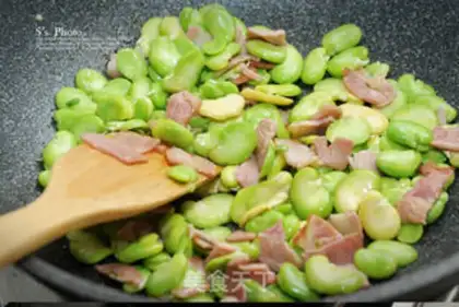 Make Spruct mushroom fried bacon step 5