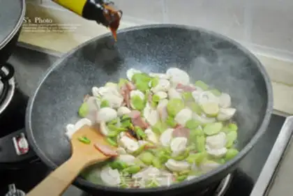 Make Spruct mushroom fried bacon step 10