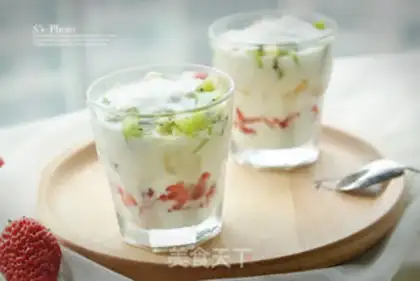 Make Homemade fruit yogurt step 6