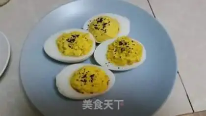 Make Black pepper juice devil eggs step 4