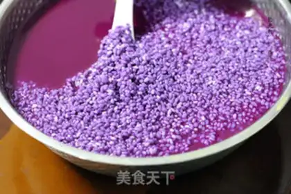 Make Natural five-colour rice step 10