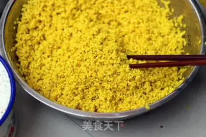 Make Natural five-colour rice step 16