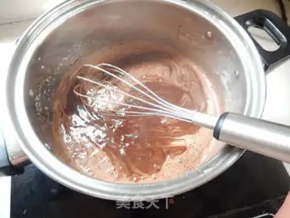 Make Chocolate ice cream step 5