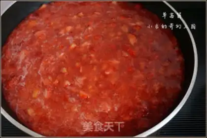 Make Strawberry sauce step 6