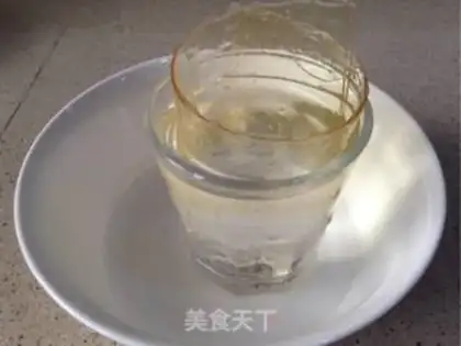 Make Coconut mango pudding step 1