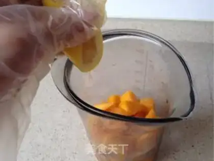 Make Coconut mango pudding step 3