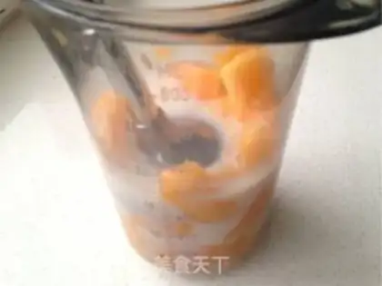 Make Coconut mango pudding step 4