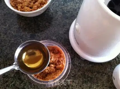 Make Homemade peanut butter step 3