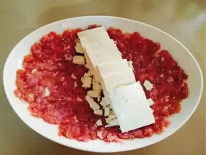 Make Cross the bridge tofu step 3