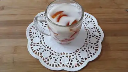 Make Coconut mango cape step 17