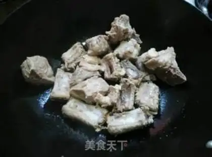 Make Red burn ribs step 1